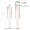 Replacement Flip Key #07 #15 #16 #23 #62 Key Blade For Mitsubishi Lancer Galant Outlander Pajero Car Remote Key Blank-No.62. 