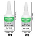 Welding High Strength Oily Glue Uniglue Super Plastic Wood Glue Agent Strong Ceramics Adhesive Soldering Glue Met Z3H6. 