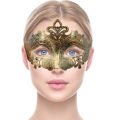 1Pc Masquerade Mask Halloween Costume Party Mask Plastic Half Face Mask Women Men Fancy Dress. 