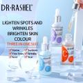 DR.RASHEL - 3 In 1 Complete Facial Serum Set Vitamin C Serum Hyaluronic Acid Serum Retinol Serum. 