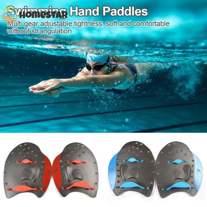 Homestar Professional Adult Children Swimming Paddles Girdles Correction Hand Fins Flippers Palm Finger Webbed Gloves Paddle #449217