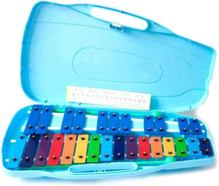 Glockenspiel%20with%20Hard%20Case%20&%20Beaters%2027%20notes%20DB-27K%20Made%20in%20Korea%20ISO-9001%20%E2%80%93%20Xylophone%20m%C3%A9tallique%20chromatique%20%E2%80%93%20Cartes%20de%20musique%20faciles%20avec%2023%20chansons%20percussion%20-%20Image%206