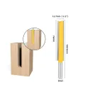 ARELENE 3Pc 8mm Shank Straight Router Bit 1/2 Inch Milling Cutting Diameter Edge Woodworking Trimming Cutter Knife. 