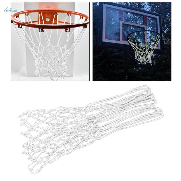 Durable%20Basketball%20Hoop%20Net%20Heavy%20Duty%20Night%20Glow%2012-Loop%20Mesh%20Yellow%20-%20Image%203