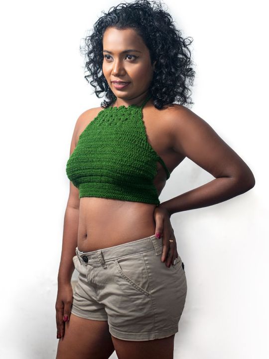 Crochet Crop Top (hand made)