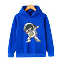 2023 pink kids astronaut cartoon clothes baby boys cotton shirt fashion cotton hoodie children spaceman tops undershirt. 