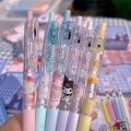 1PC Sanrio Kuromi Cinnamoroll Hello Kitty Anime Cartoon Black 0.5mm Pen Kawaii School Student Stationery. 