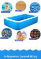 150 x 110 x 50 Cm Intime Giant Family Pool - Swimming Pool With Air Pump and PVC Ball. 