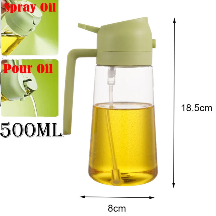 2 In 1 Spray For Olive Oil Spray Sprayer Dispenser Bottle Comfortable