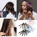 Lazy Hair Curler Hair Rollers Heatless Curling Rod Headband Detachable Curls Silk Ribbon Sleeping Soft Wave Formers Curler Tool. 
