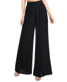 Women’s Plain Palazzo Trouser Long Pant – Free Size, Black and Blue. 