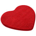 Love Heart Mat Shaped Mat Non-Slip Mat Soft Push Floor Mat Bathroom Floor Rug Living Room Mats Faux Carpet. 