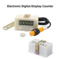 1PC Electronic Digital Display Counter Industrial Magnetic Sensor Switch Punch Counter Automatic Induction Counter Meter. 