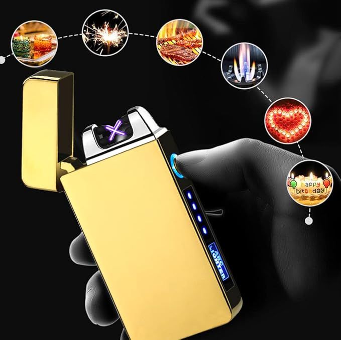 Electric%20USB%20Rechargeable%20Arc%20Lighter,%20Flameless%20Dual%20Arc%20Lighter%20with%20Battery%20Indicator%20%20No%20Gas%20Windproof%20Electronic%20Lighter%20-%20Image%2010