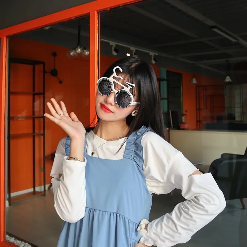 LibiSpecial Birthday Party Sunglasses Funny Shark Glasses Birthday