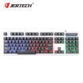Jertech K358 Keyboard Desktop Optical RGB LED Rainbow Backlit Keyboard Wired Gaming Keyboard for Computer. 