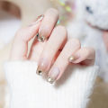 10 pieces/pack C11-C26 Metal Alloy Brand logo Nail Art Gold and Silver Pearl Professional decorative nail art DIY accessories. 