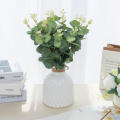 Home Leaf Garden Party Wedding Scrapbooking Vase Silk Artificial Flowers Eucalyptus. 