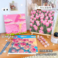 Digital Oil Painting diy Children's Decorative Painting Hand Painted Landscape Oil Painting Student Hand-Colored Texture Painting. 