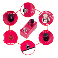 FLAMMA FC16 Optical Tremolo Guitar Effects Pedal Classic Optical Tremolo Effect Guitar Effects Pedal Compact Size True Bypass Circuit. 