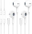 Type C EarPods Type C Earphone Wired with Mic In-ear Stereo Super Bass for handsfree iPhone Earpod headset Headphone Handsfree. 