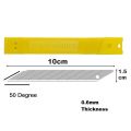10PCS Paper Cutter Blade Alloy Steel Art Blades  Carving Cutter For Office Stationery School Craft Class Replacement Blades. 