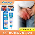 Intimate Areas bacterial Ointment Scrotal Itching Relief Eczema Treatment Remove Odor Inflammatory Genital Itchy. 