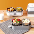 Electric Lunch Box 200W Rapid Heating Auto Shut Off Portable Food Heater With. 