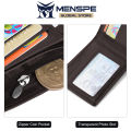 MENSPE Men Wallet Soft PU Wallet Business Wallets High Quality PU Leather Coin Bag Zipper Multi-Card Position ID Credit Cards Holders Solid Color Travel Purses Coin Pouch. 