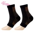 Muses Mall Open-toe Ankle Socks High Elasticity Compression Ankle Sleeves for Improved Circulation Unrestricted Movement Unisex Mid-tube Open-toe Socks for Neuropathy Support Sport Ankle Cuffs Moisture-wicking. 