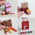 Scale Miniature Food Kraft Paper Bag for Blyth Barbies Bags Prertend Play Mini Kitchen Accessories. 