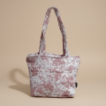 3Q Jacquard AVA Tote Bag – Premium Fabric Handbag for Casual & Work Use. 