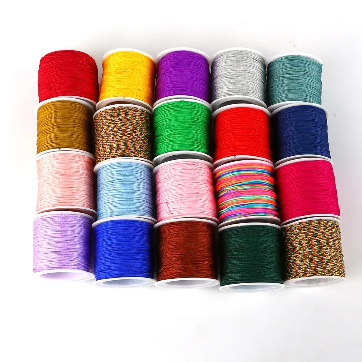 50m/lot%200.8mm%20Cotton%20Cord%20Nylon%20Cord%20Thread%20String%20DIY%20Beading%20Braided%20Bracelet%20Jewelry%20Making%20-%20Image%204