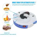 High-Performance Automatic Rotating Electric Fly Trap with USB Plug, Insect Killer and Mosquito Repellent for Home, Office, Kitchen, and Garden. 