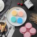Round Shape Air Fryer Egg Mold Easy Clean Silicone Egg Cooking Silicone Egg Pan Non-Stick 4-Cavity Egg Steamer Mold for Healthy Cooking Breakfast Prep Kitchen Gadget Air Fryer Accessory Home Chefs. 