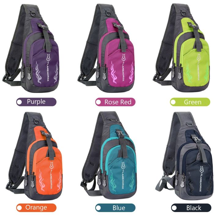 Homtoozhii Men's Sling Backpack - Lightweight Crossbody Chest Bag For Travel, Sports & Gym - View #11