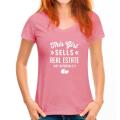 Real Estate Agent Shirt This Girl Sells Real Estate Cotton Customized Tops & Tees Coupons Men Top T-Shirts Personalized. 