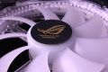 Computer 12CM Case Fan Stickers for AORUS/ROG/MSI Gold-plated Chassis Decorative Stickers DIY PC Accessories 3pcs. 