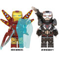 Compatible with New Superhero Avengers Iron Man Thanos War Machine Assembling Minifigures Building Blocks Toy. 