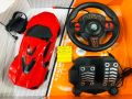 Accelerator Pedal Remote Control Rechargeable Speed King Car With Sensor Steering And Leg Pedal. 