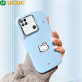 UCUC for Redmi 9C Redmi 10A Back Cover Hello Kitey Luxury Plating Lens Soft Candy Phone Case. 