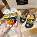 【ZOSR】Summer Women's Indoor Non-Slip Home Soft Bottom Sunflower Slippers. 