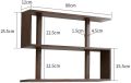 Multifunctional Shelf,Wall Shelf, Partition Wall Hanging, Simple Modern Bedroom Living Room Shelf Storage Display/Walnut Color. 