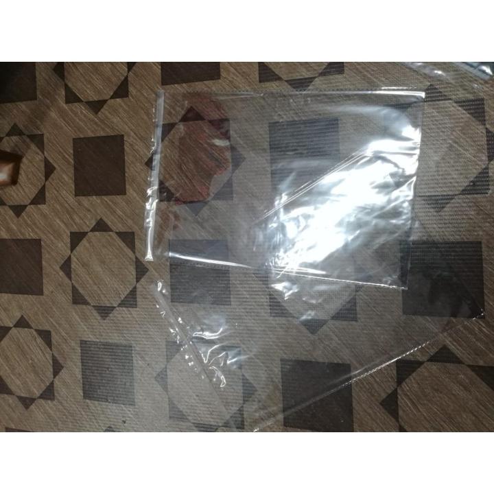 100pcs 9.5x12" Transparent Polythene T Shirt Packing Bag with Self Sticker