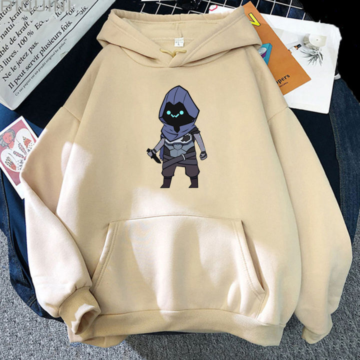 Omen Cartoon Cute VALORANT Hoodie Men 2021 Winter Fashion Women Tops Boys Girls Game Printed Harajuku Oversize Sweatshirt Unisex
