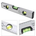 Aluminum Alloy Water Level Indicator Digital Scale Horizontal Length Measurement Capability Spirit Bubble Level Tool. 