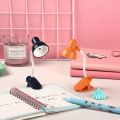 【ZOSR】Adjustable Portable Mini Clip Base Small Book Lamp / Battery powered LED Energy Saving Table Light / Home Bedroom student Eye Protection Reading Desk Lamp/. 