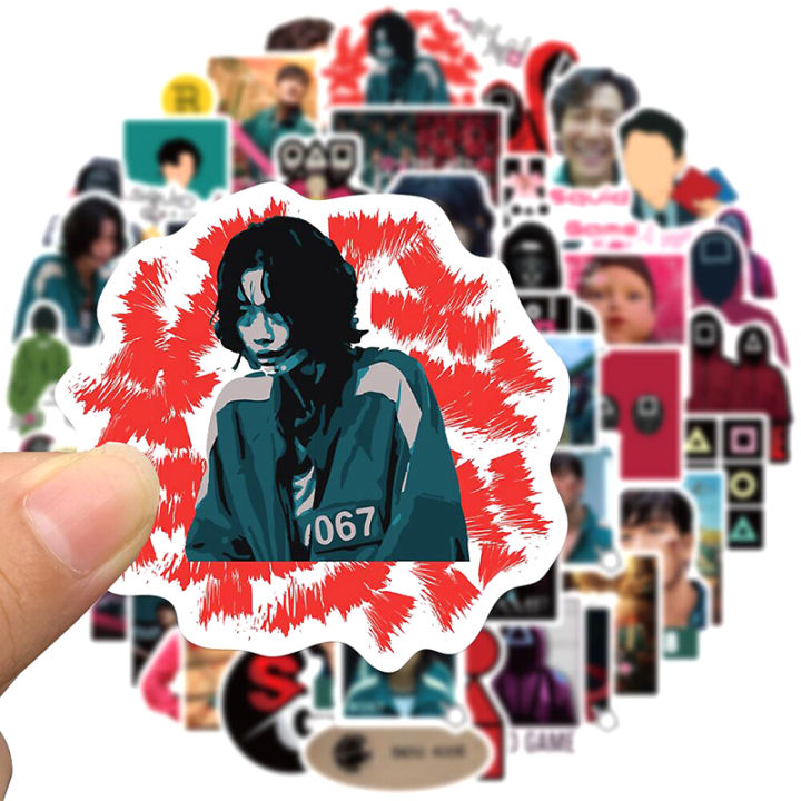 20/40pcs%20Squid%20Game%20Stickers%20Korean%20TV%20Series%20Stickers%20for%20Laptop%20Scrapbook%20Journal%20Kids%20Girls%20Boys%20Stickers%20-%20Image%204