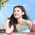 Realfit F4 Mini ANC Bluetooth Earphones 40dB Active Noice Cancellation HIFI Heavy Bass Wireless Earbuds. 