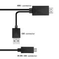5 Pin & 11 Pin Micro USB MHL to HDMI 1080P HD TV Cable Adapter for Android Phone. 